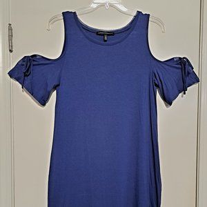 White House Black Market Cold-Shoulder Knit Dress